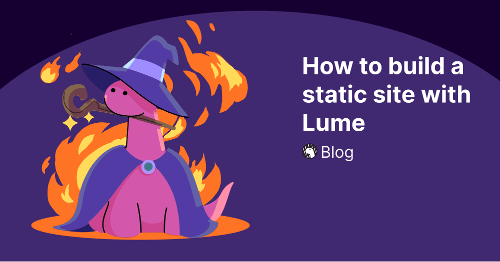 How to build a static site with Lume | Deno