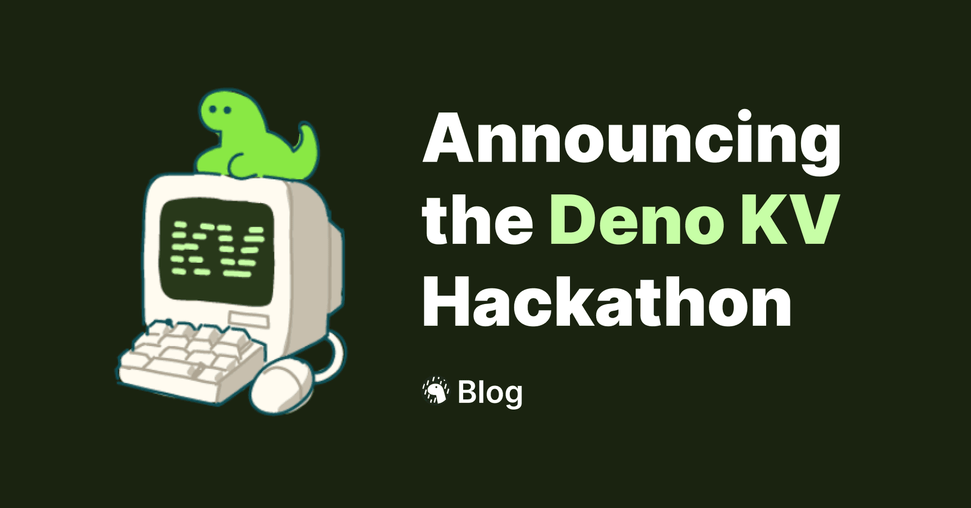 Announcing the Deno KV Hackathon | Deno