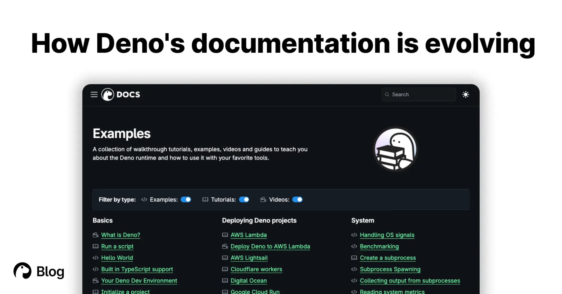 How Deno's documentation is evolving | Deno