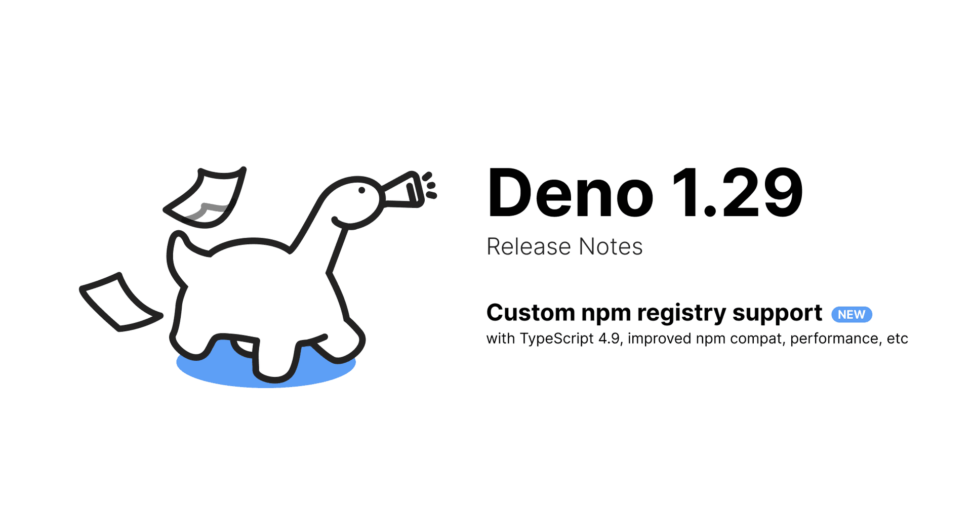 Deno 1.29: Custom npm registry support | Deno