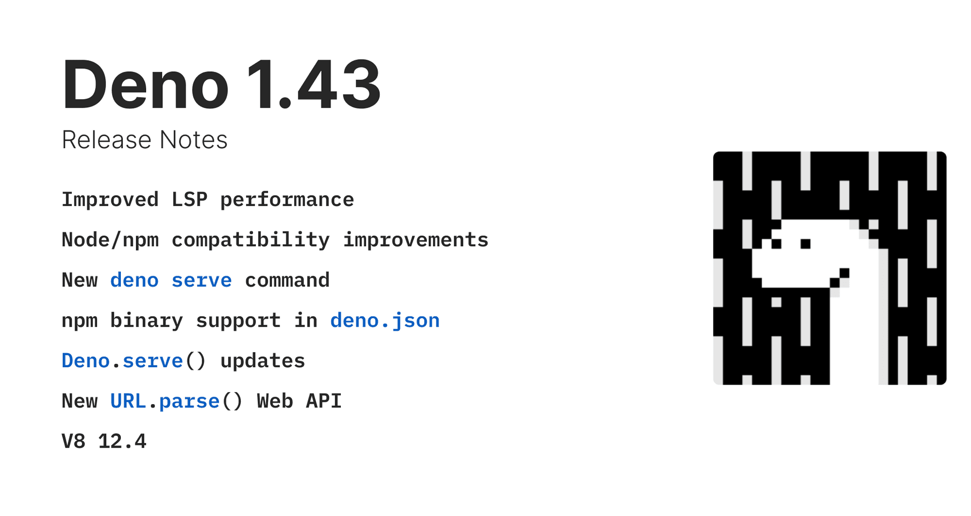 Deno 1.43: Improved Language Server performance | Deno