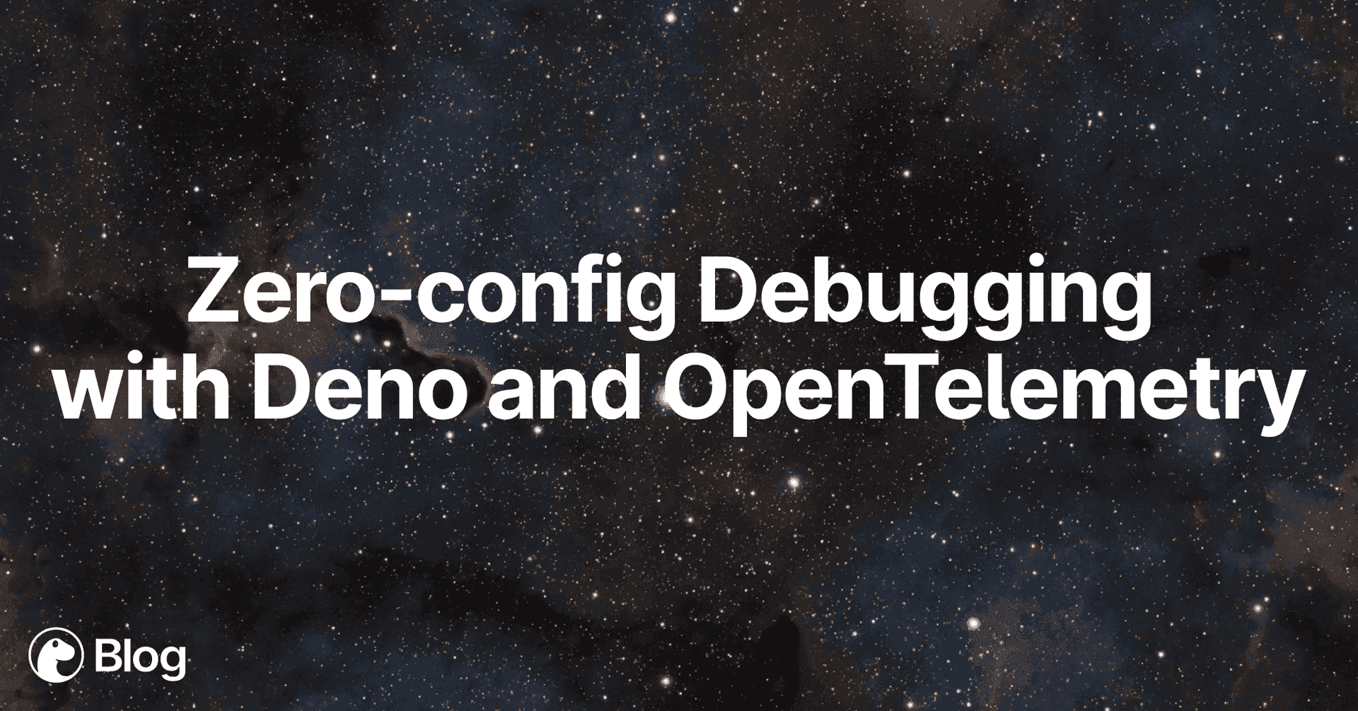 Zero-config Debugging with Deno and OpenTelemetry | Deno