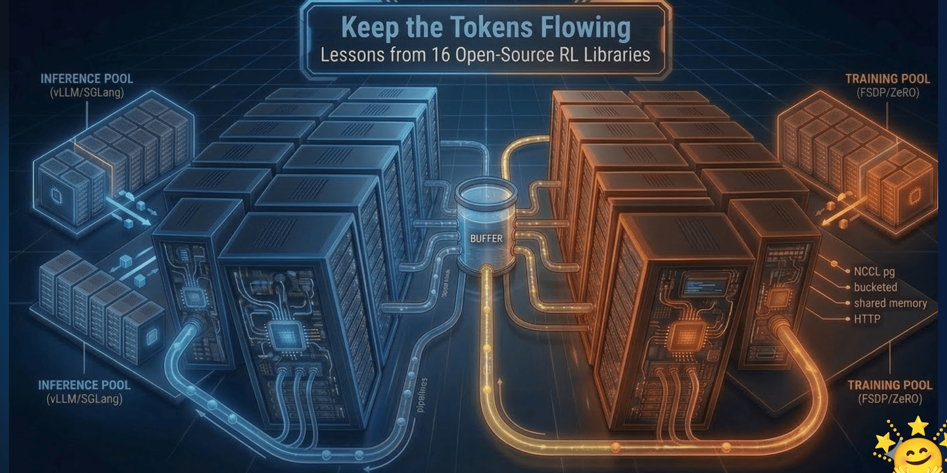 Keep the Tokens Flowing: Lessons from 16 Open-Source RL Libraries