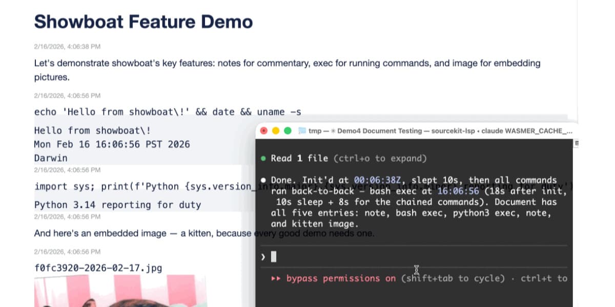 Two new Showboat tools: Chartroom and datasette-showboat
