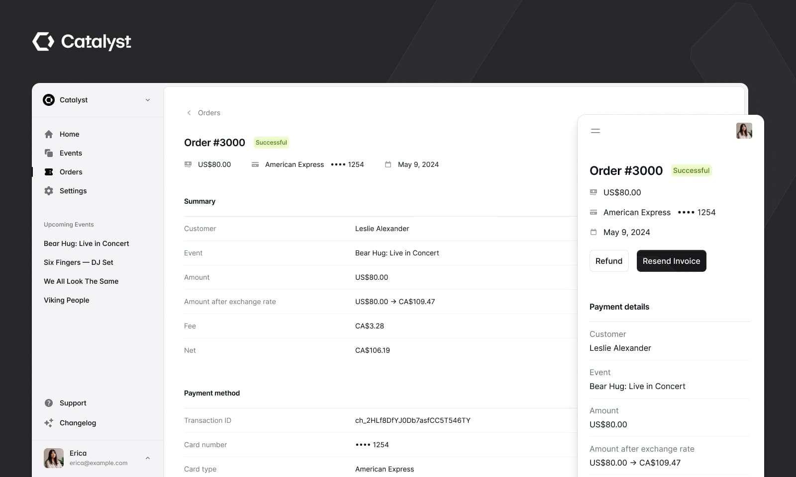 Catalyst: Application layouts, navigation menus, description lists, and more