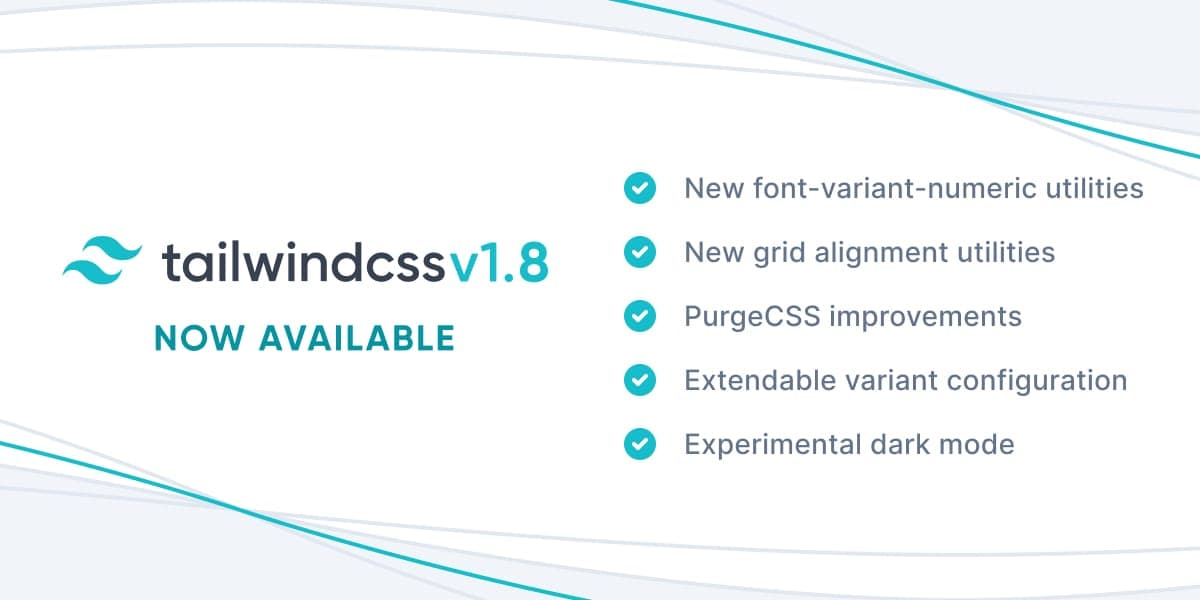 Tailwind CSS v1.8.0