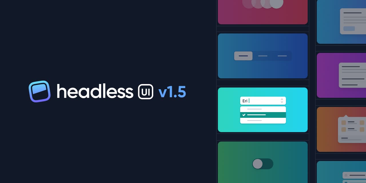 Headless UI v1.5: The One With Comboboxes