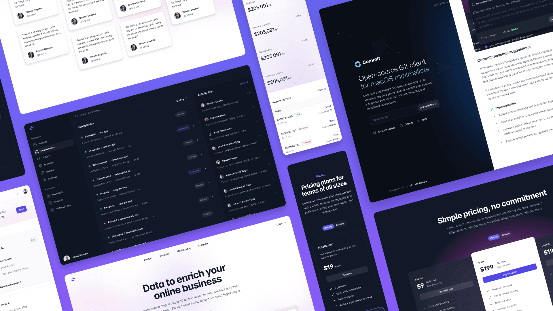 New changelog template + the biggest Tailwind UI update ever