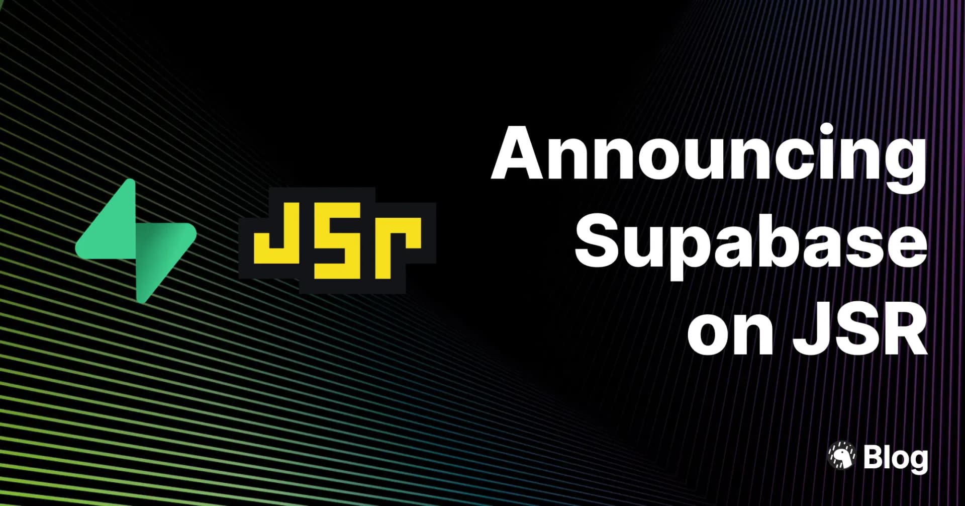 Announcing Supabase on JSR | Deno
