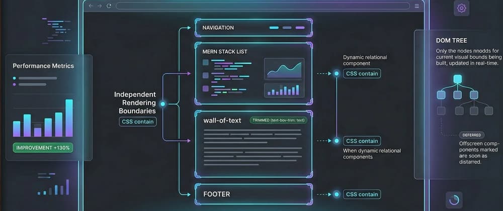 Why contain in CSS Can Fix Your Performance Bottlenecks