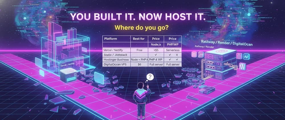 You Finished Building. Now Where Do You Actually Host It?