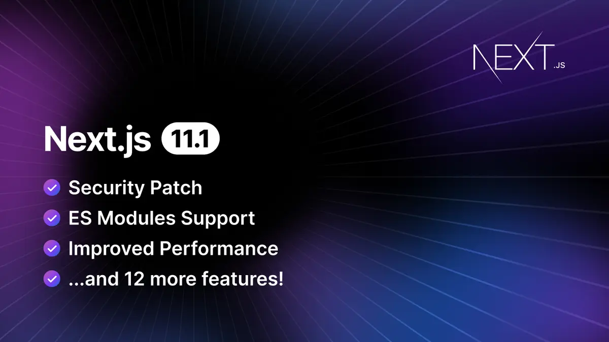 Next.js 11.1