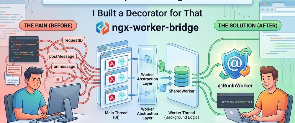 Stop Writing postMessage Manually For Workers — I Built a Decorator for That